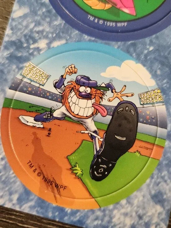 POGS Milkcaps WAL-MART ICEE Complete Set Intact on Cards 1995 90's Rare Vintage - Picture 3 of 10